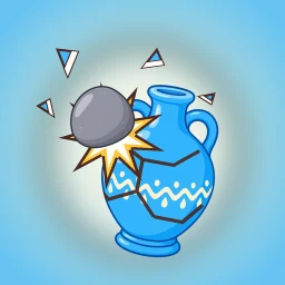Ícone de Slingshot Game: Vase Breaker