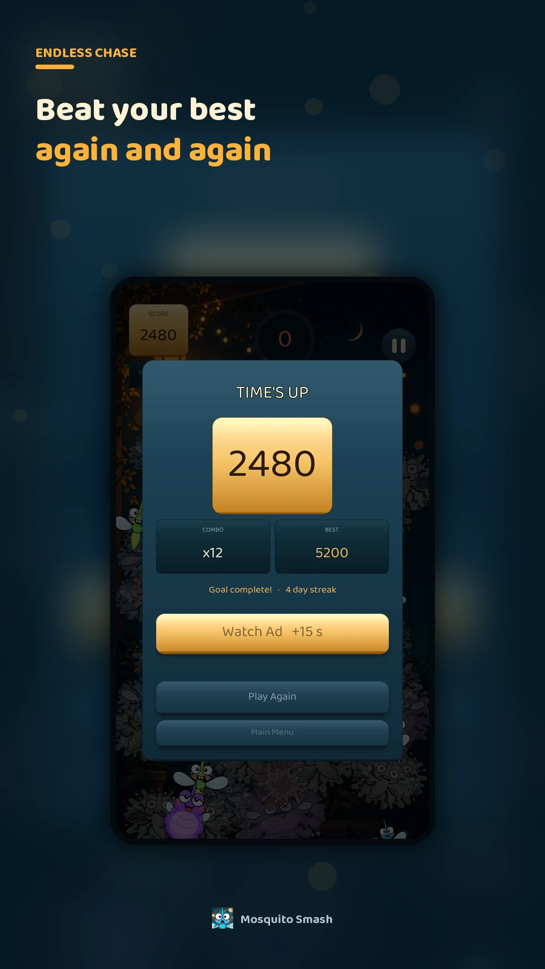 Mosquito Smash: Bug Smasher screenshot